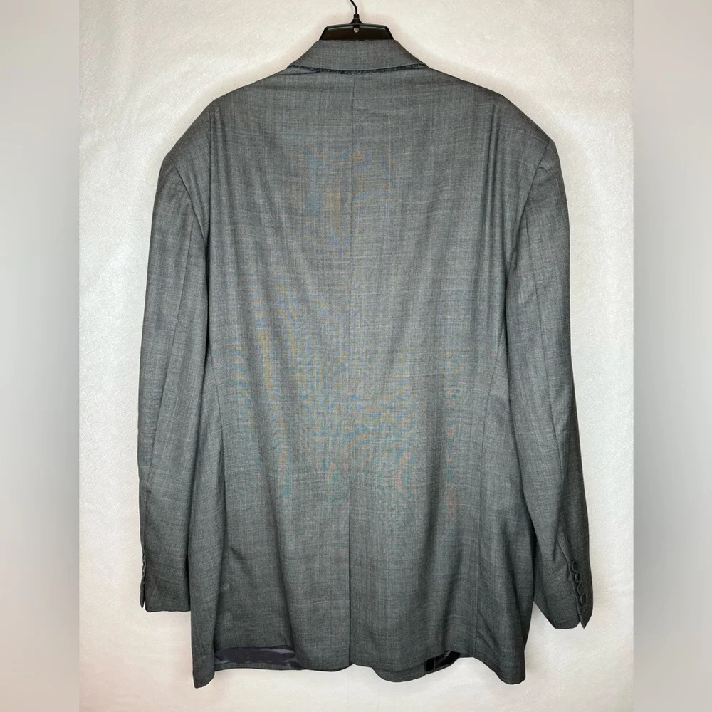 Brooks Brothers Golden Fleece Men's 100% Wool Blazer Gray Plaid 2 Button 44R